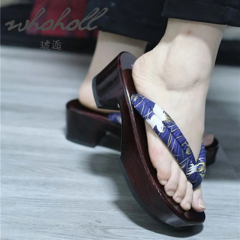 Geta Wooden Sandal - Il legno giapponese offre pantofole da