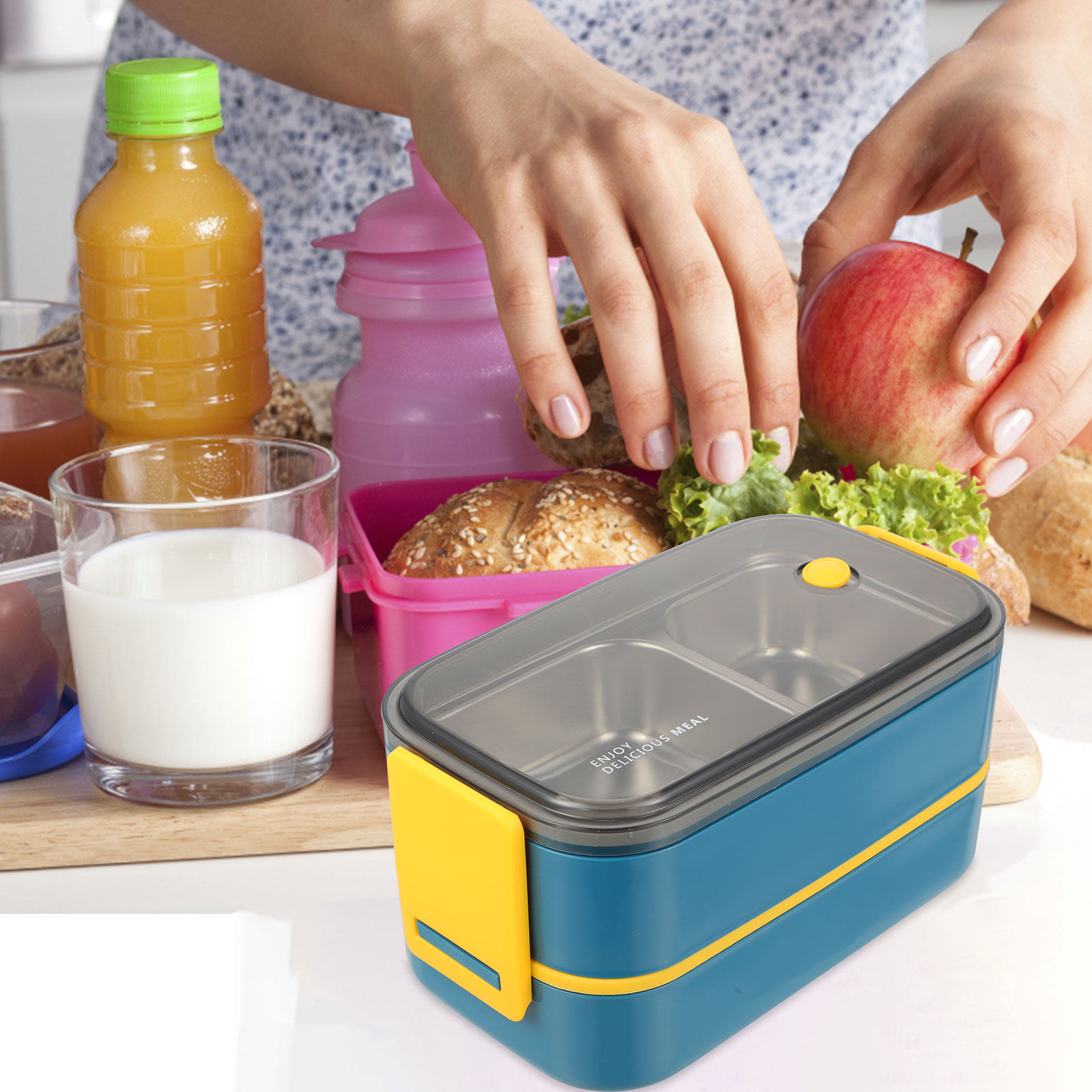 Contenitore per Pranzo in Acci - Bento Box Two Tier recensione e prezzo